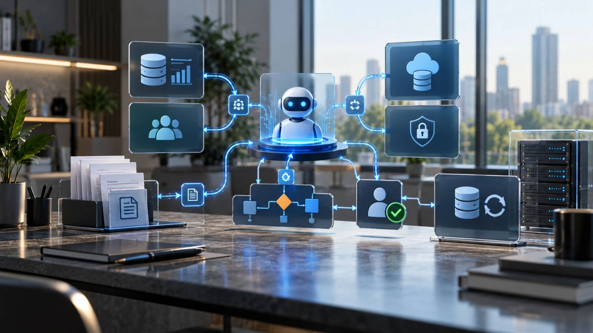 How to Plan an AI Agent Architecture for ERP, CRM, and Document Processes with AI Automation?