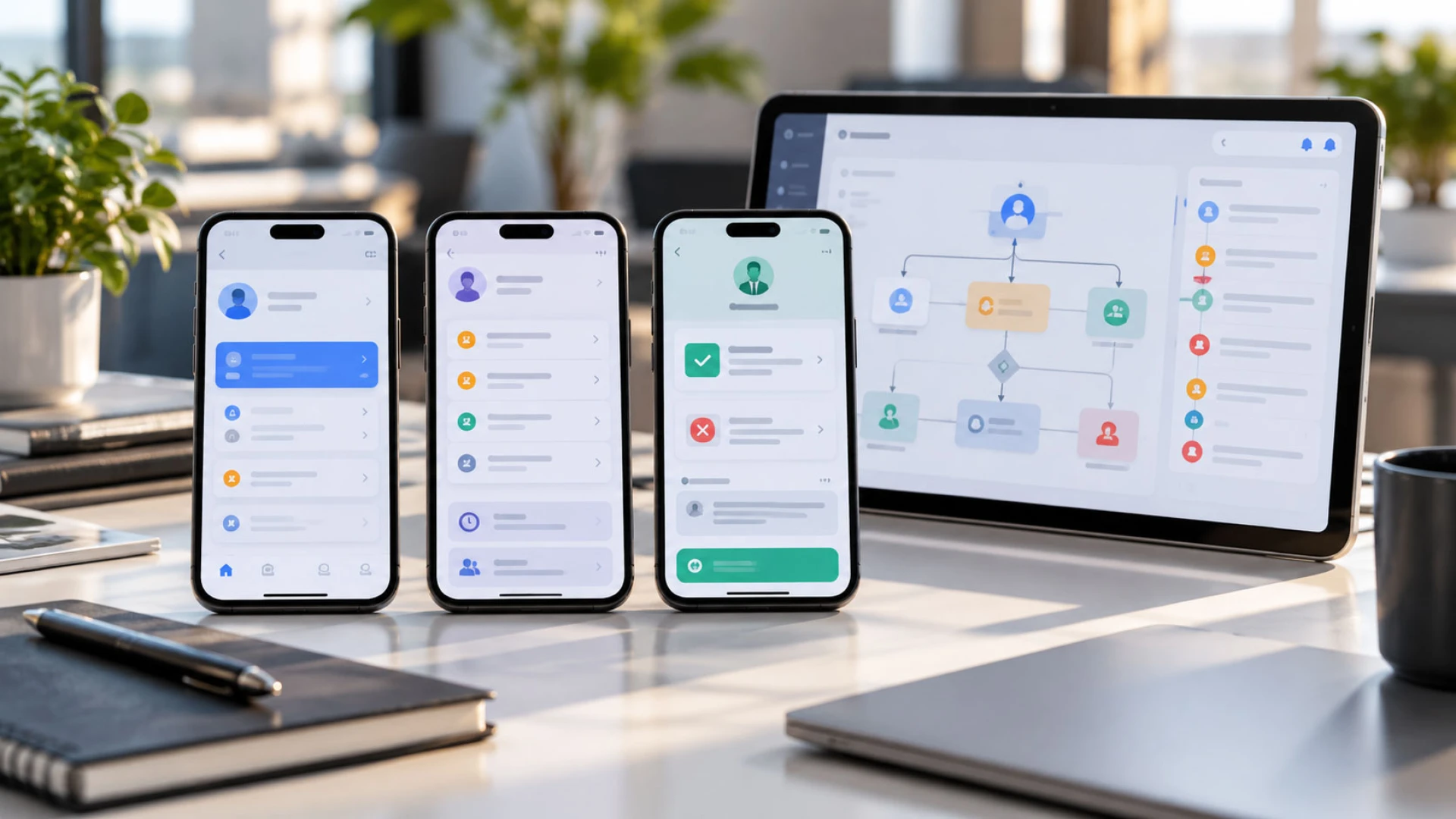 How Should Mobile App Design Be Structured for Multi-Role Enterprise Approval Workflows?