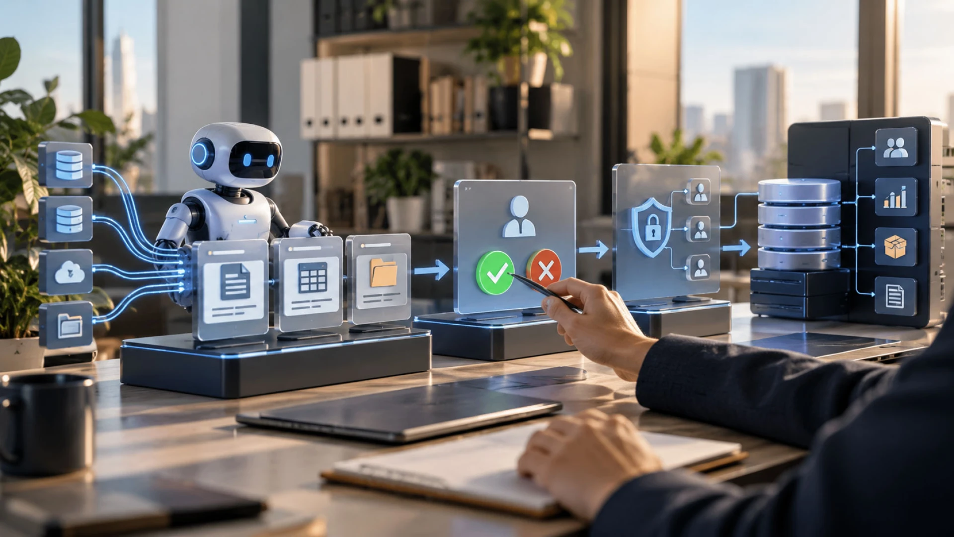 How Should ERP-Integrated AI Agent Development Handle Transactions with Human Approval?