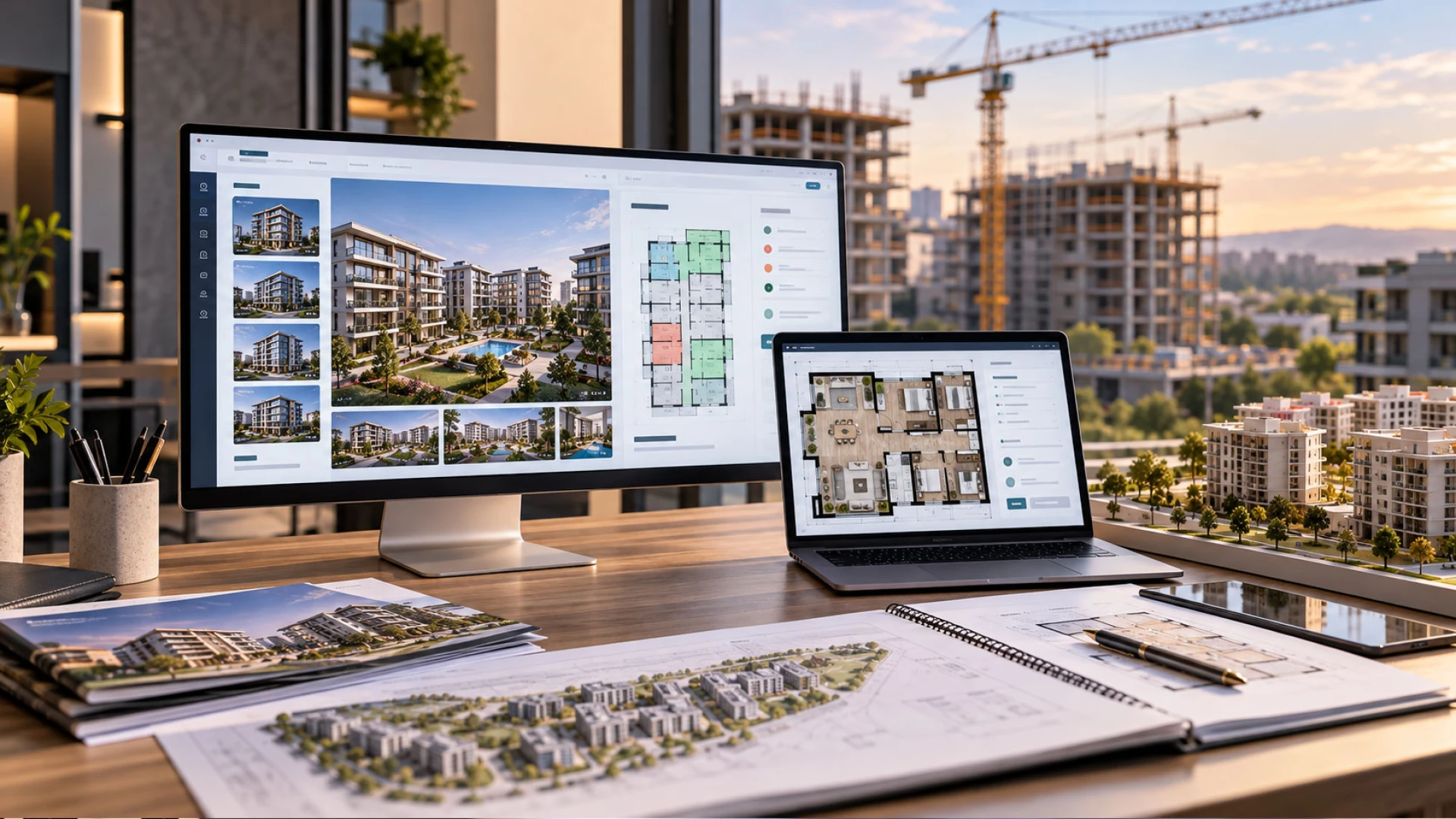 How Are Project Catalogs and Apartment Selection Modules Priced in Construction Company Website Proposals?