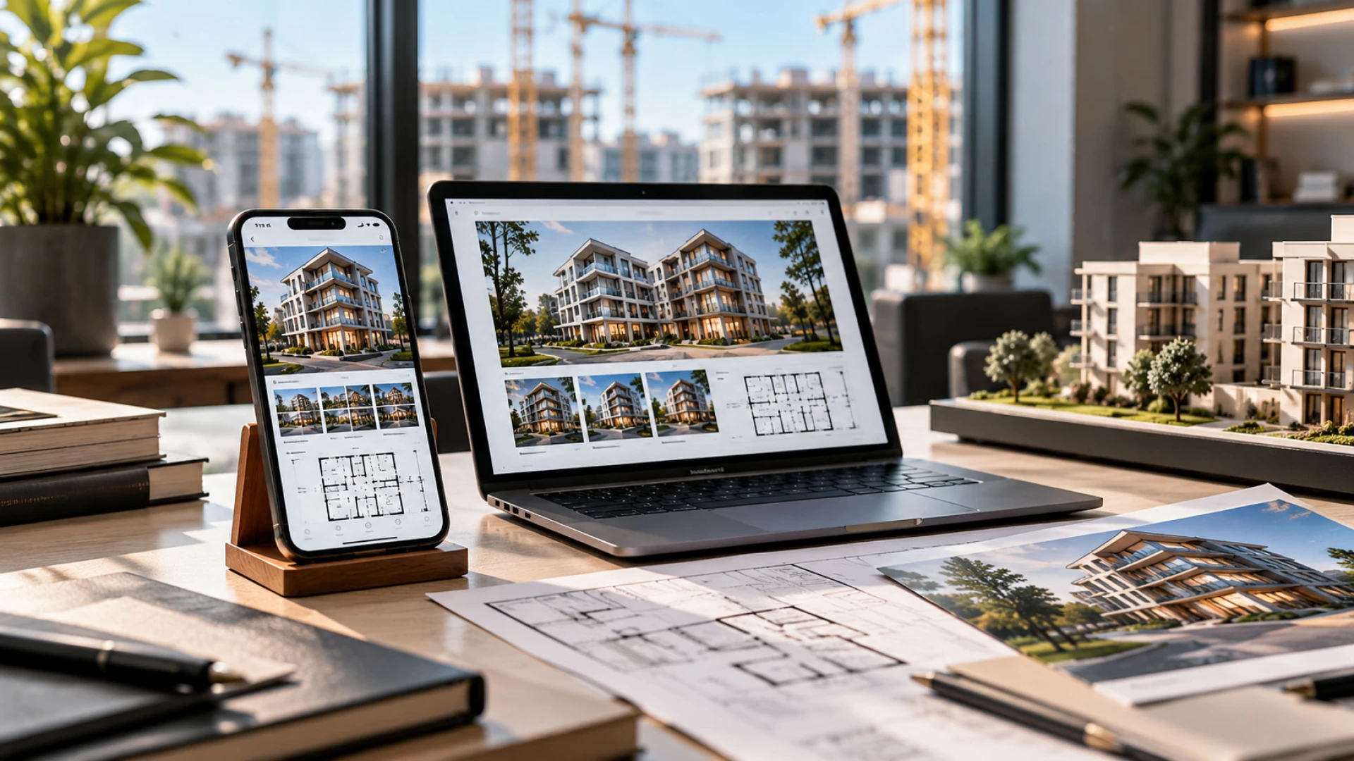 How to Test Mobile Project Visuals When Choosing a Construction Website Agency?