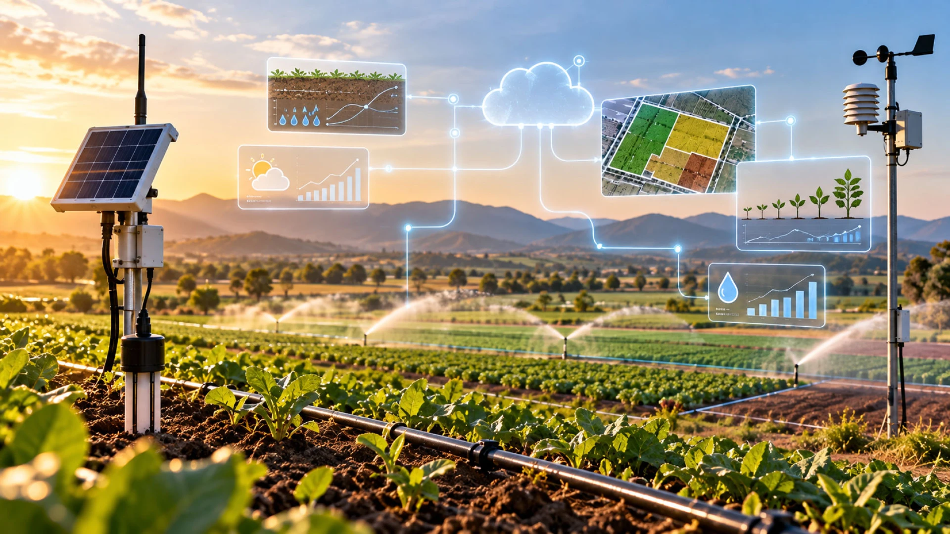 How to Build an AI-Powered Irrigation Decision Support System for Multiple Fields?