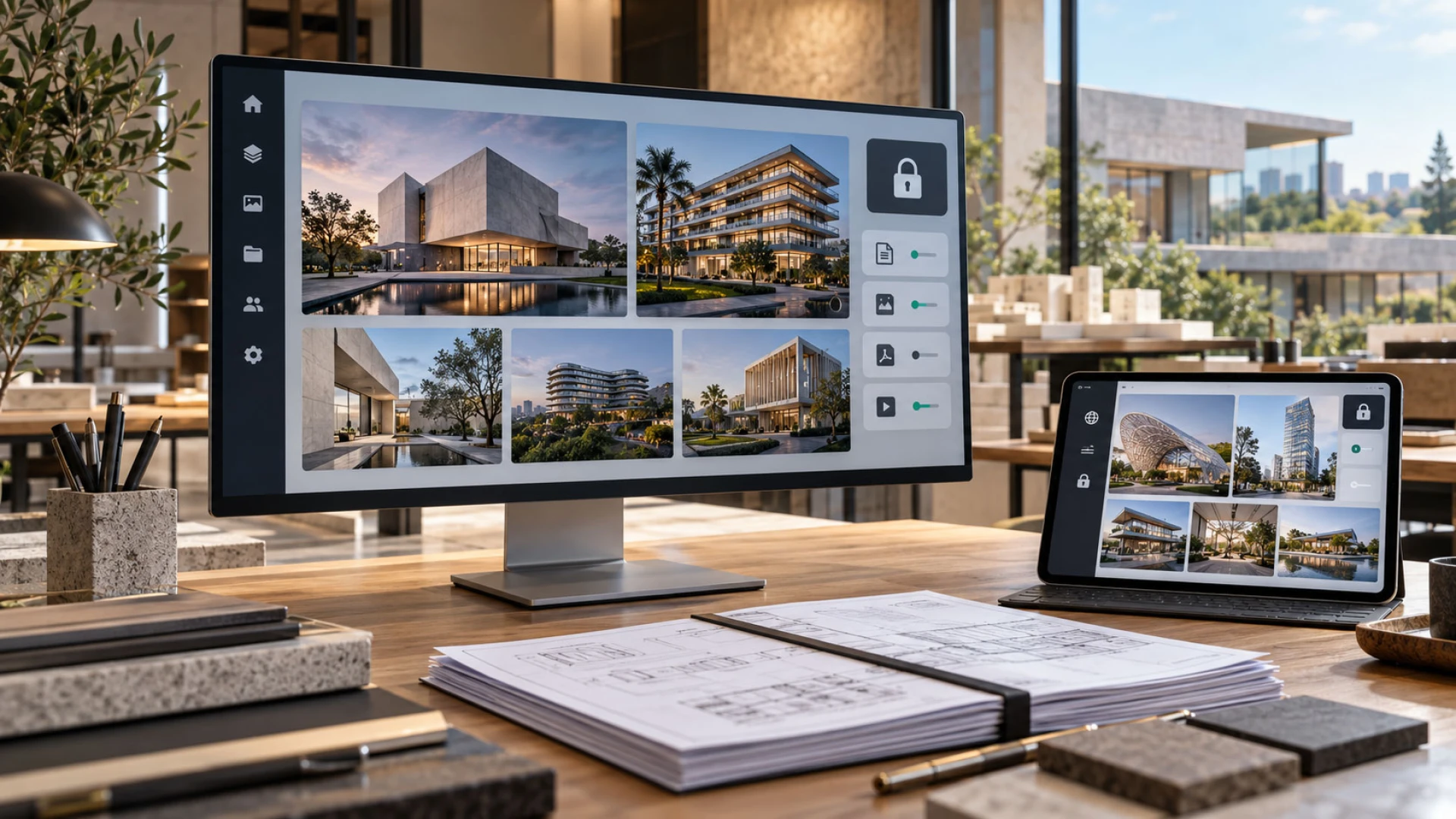 How Can an Architecture Website Be Enhanced with a Private Project Presentation Portal for International Bids and Business Dev