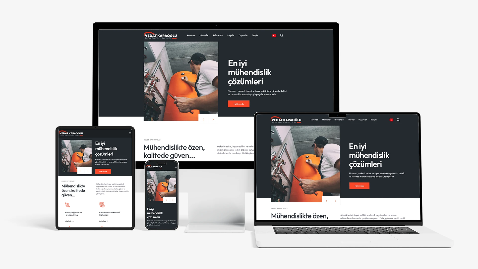 Vedat Karaoğlu Mekanik Web Sitesi