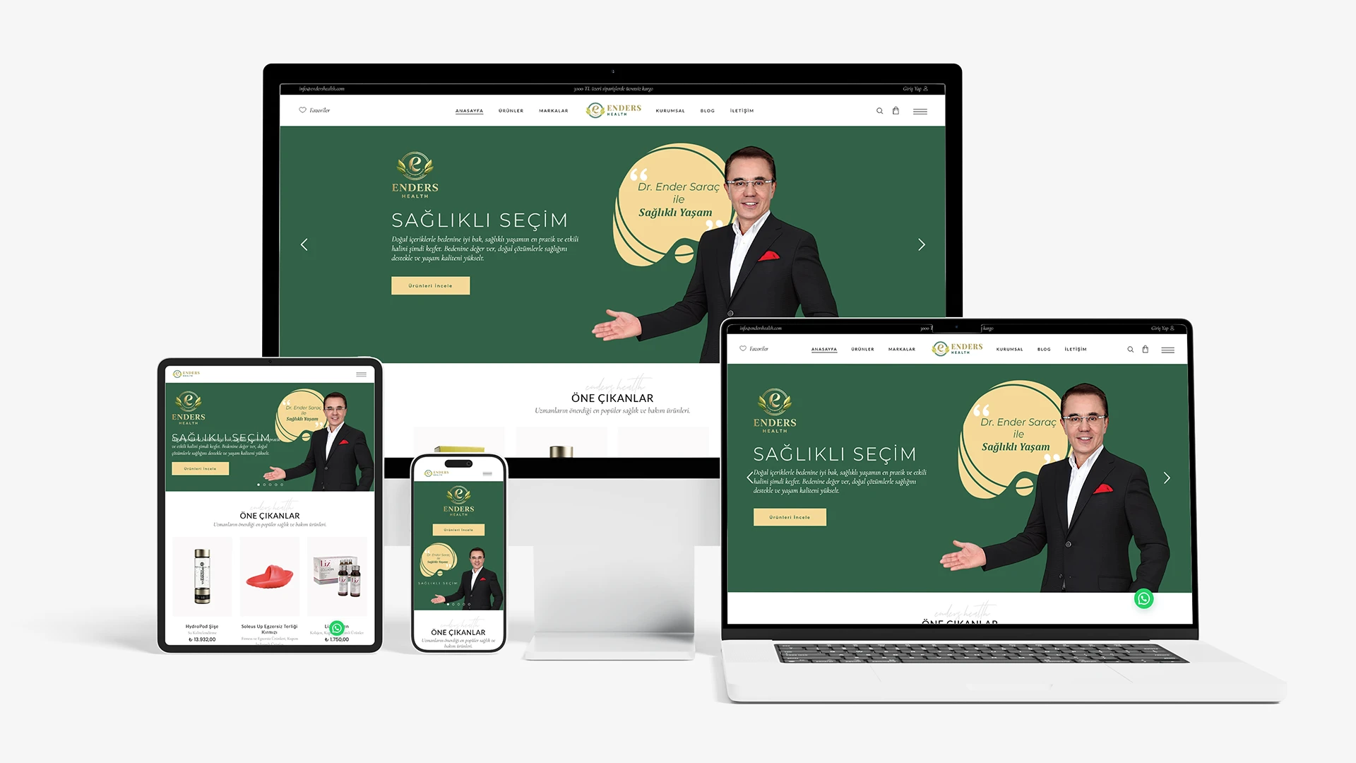 Ender Sarac E-Commerce Website project