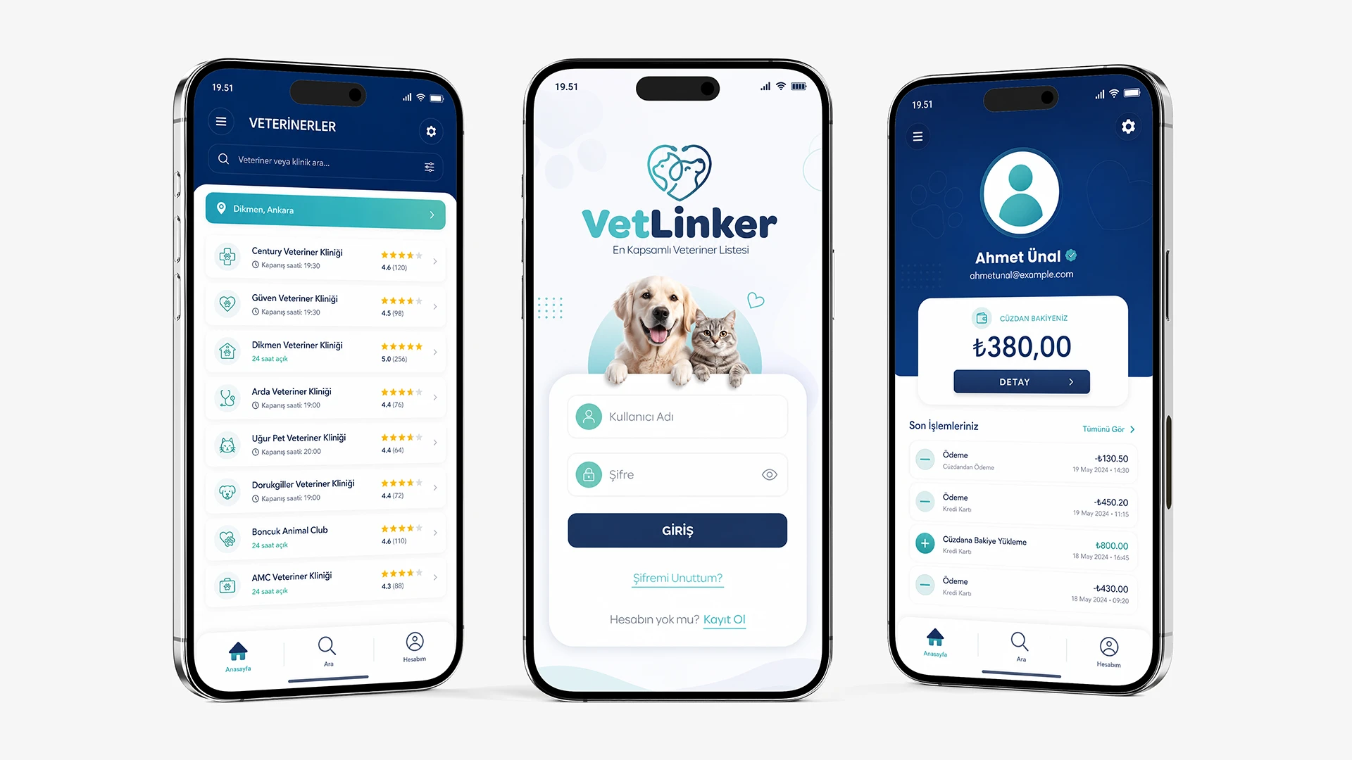 VetLinker Veterinary Finder Platform project