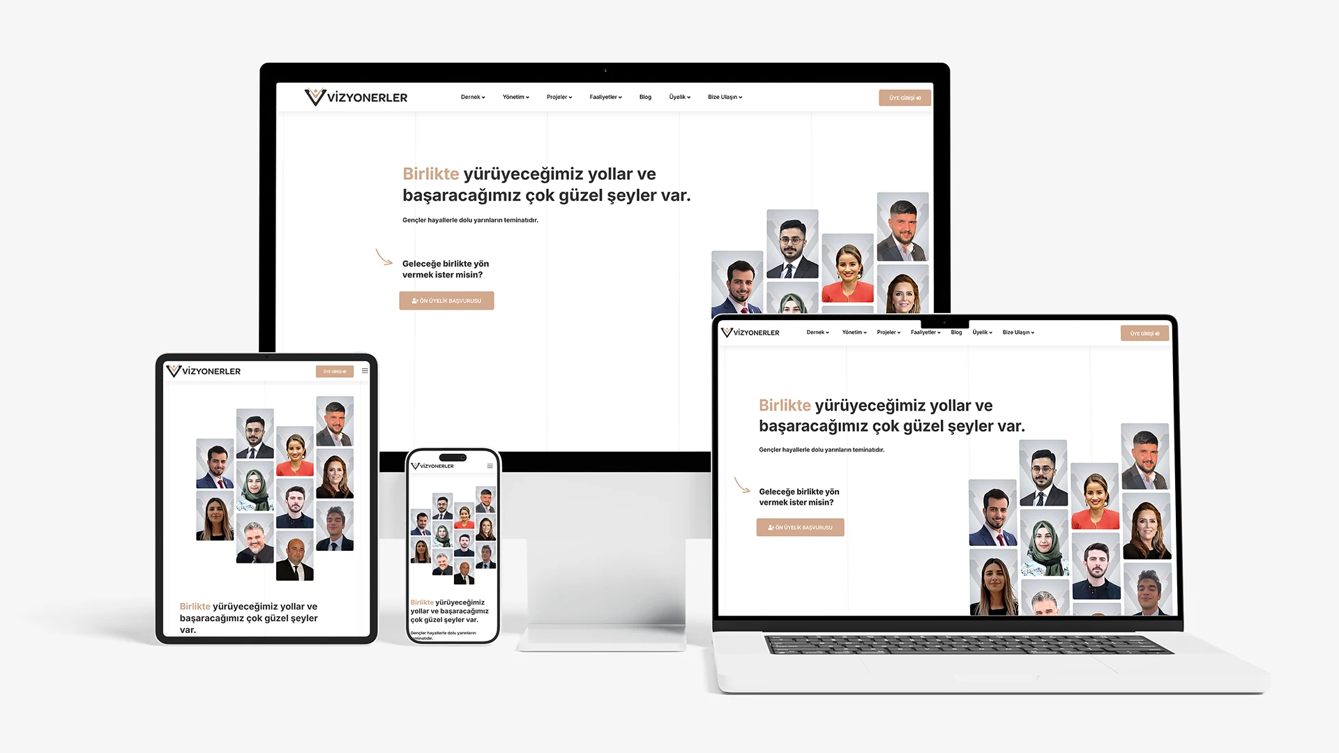 Vizyonerler Association Corporate Website project