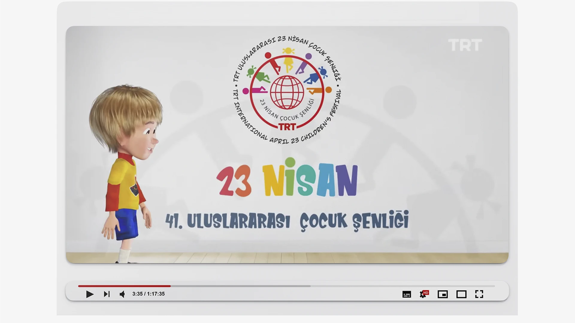 TRT 23 Nisan Şenlikleri Yapımı